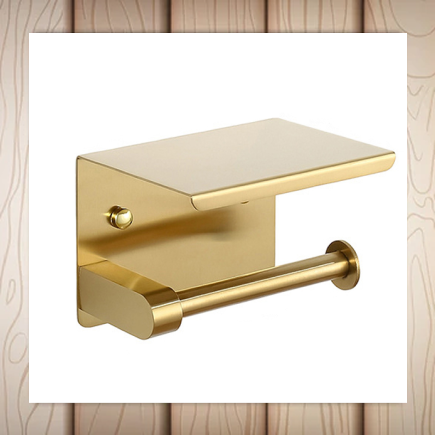 Toilet Paper Holder Gold