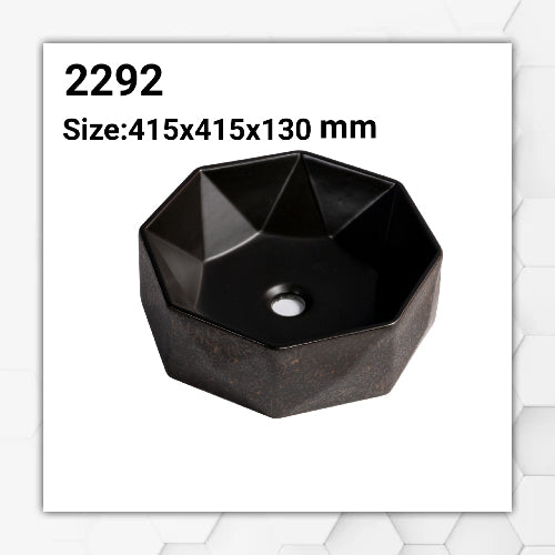 Black Diamond Round Basin