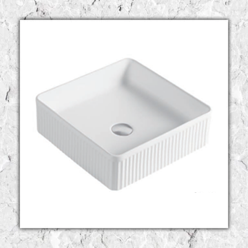 White Square Flute