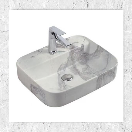 Ziba Marble Look Basin