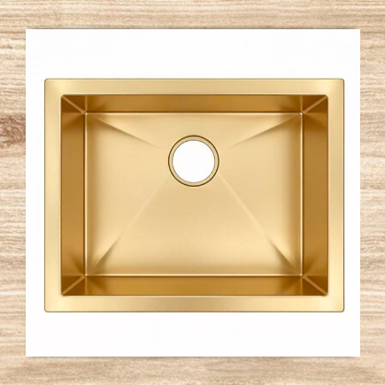 Single Bowl Sink Gold