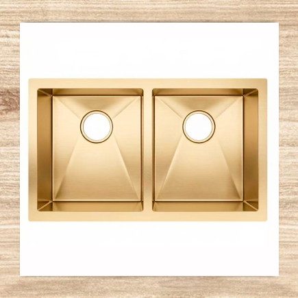Double Bowl Sink Gold
