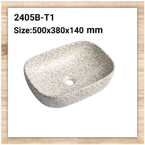 Mix Flakes Rectangle Basin