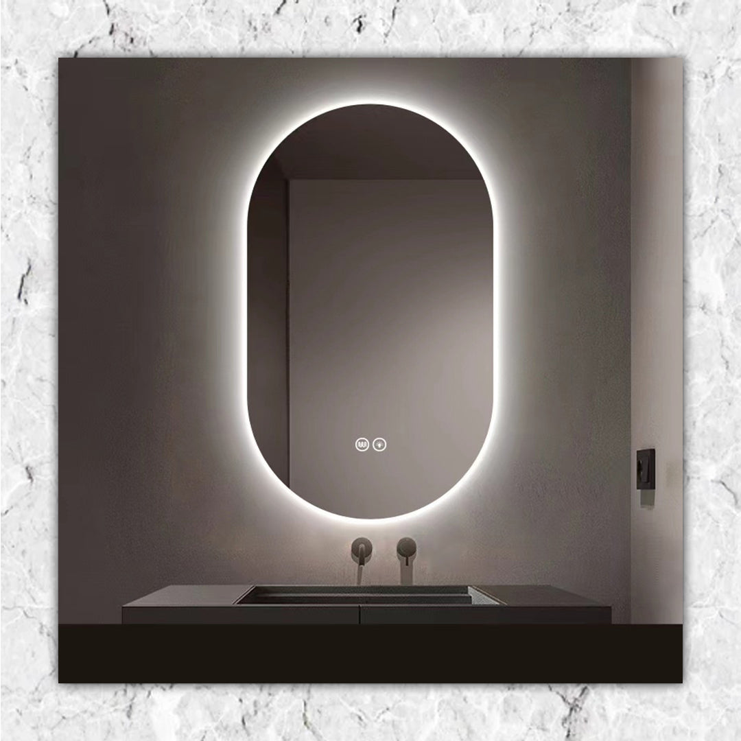 Ovel_LED_mirror