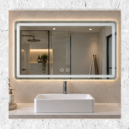 Rectangle LED Mirror 600-800