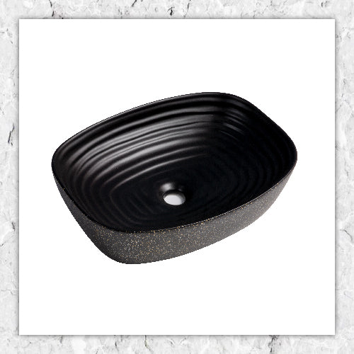 Skynight Black Rectangle Basin