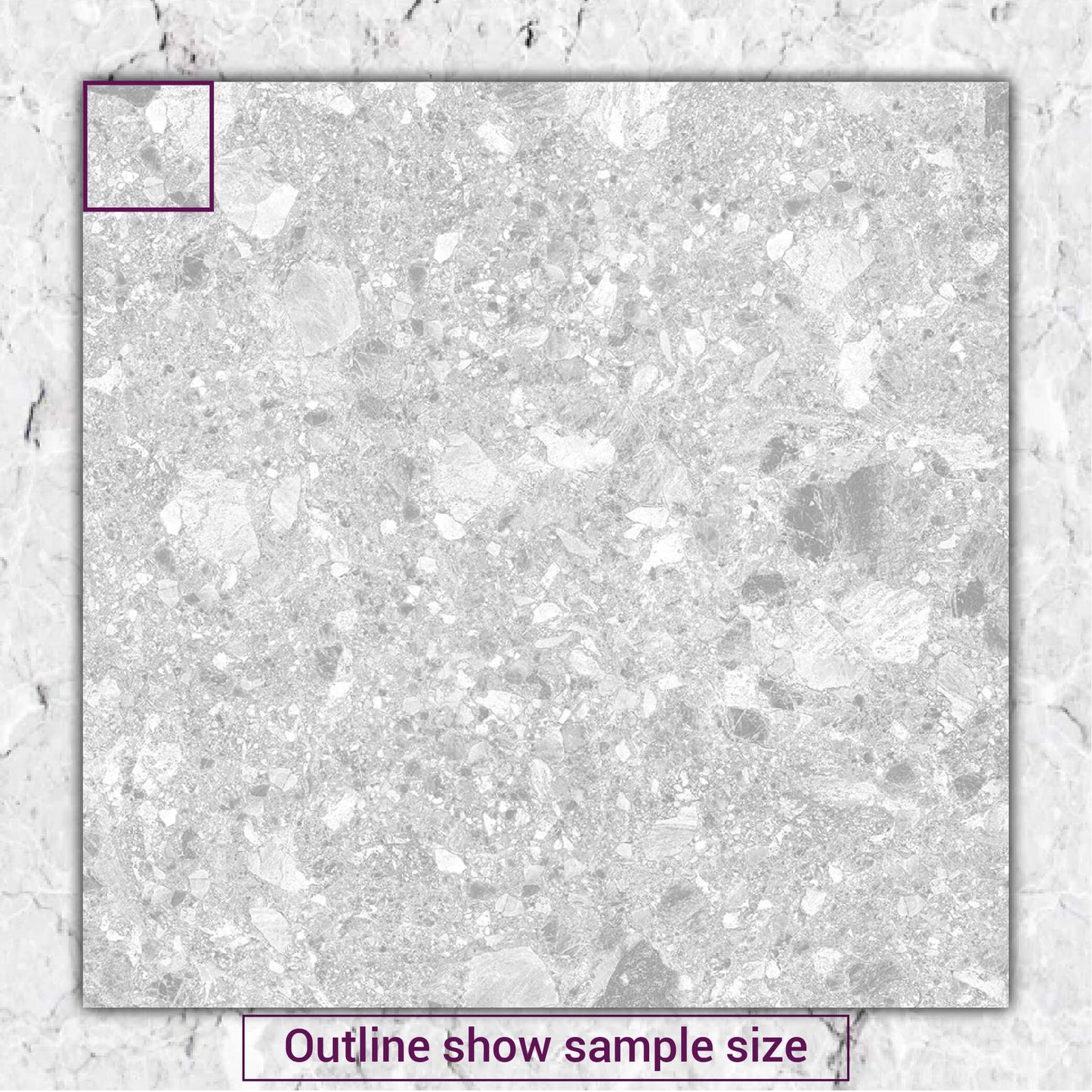 White Terrazzo Matt