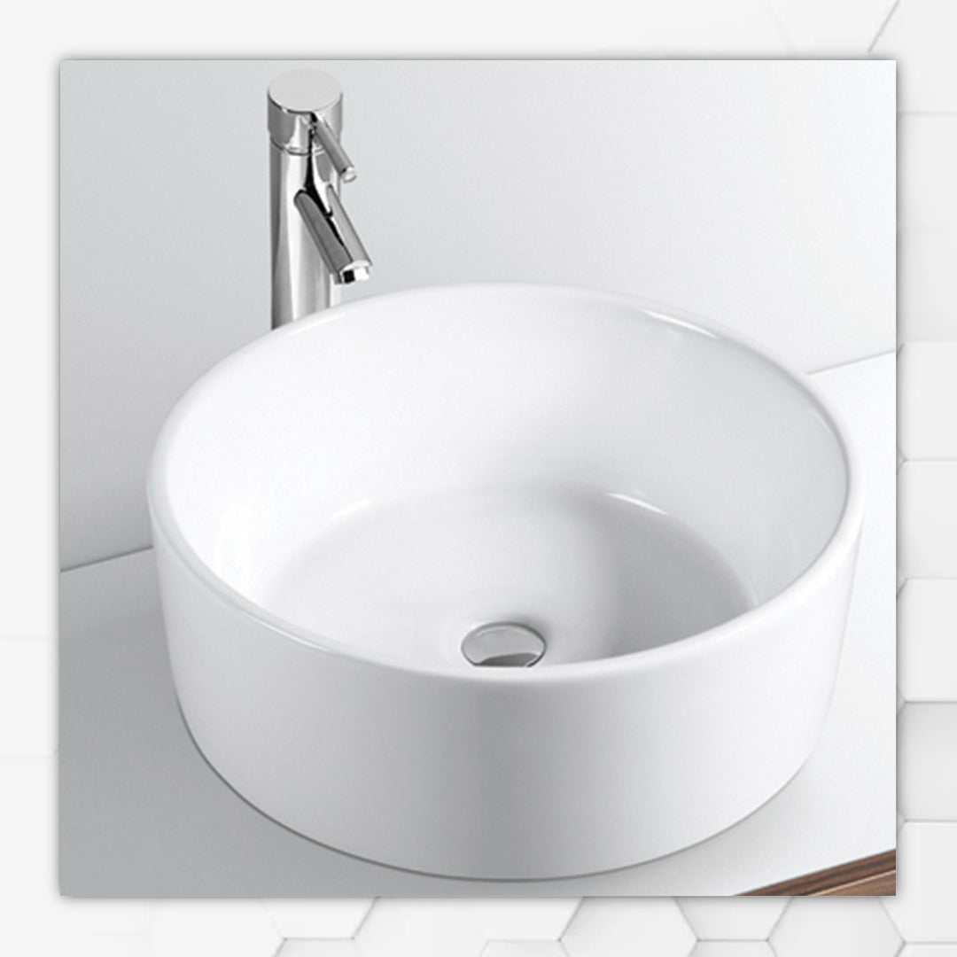 Valley white Round Basin