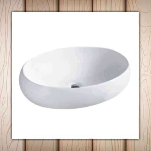 Baxton Oval White Basin