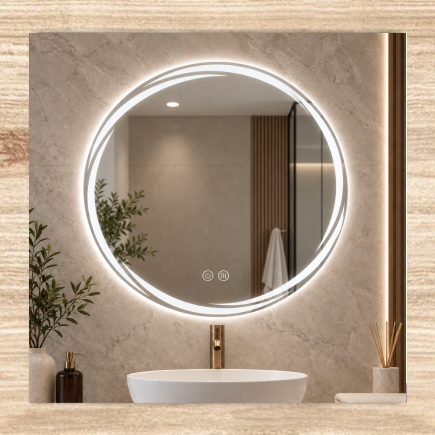 Full Moon LED Mirror 600-600