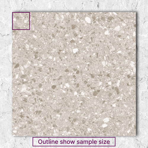 Light Terrazzo Semi Matt