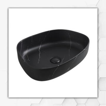 Black Marble Matt Basin