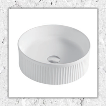 White Round Flute
