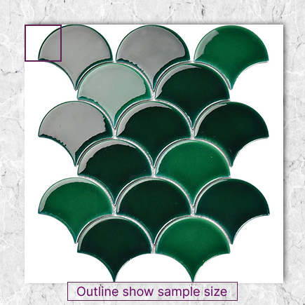 Mosaic Flower Green Mix