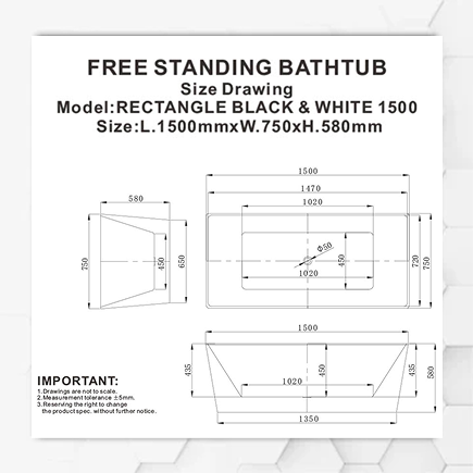 RECTANGLE WHITE 1500