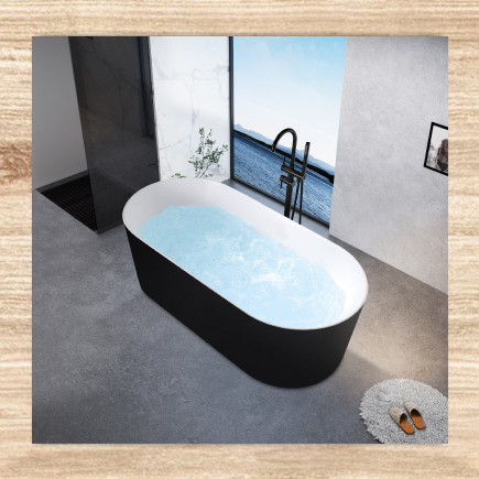 OVAL BLACK & WHITE 1700