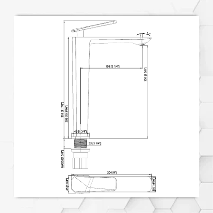 Kylins Tall Tap Black