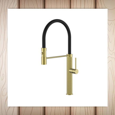 Zenith Kitchen Tap Brass Gold