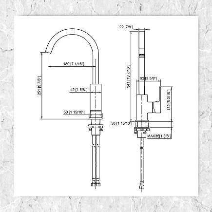 Quest Sink Tap Gun Metal