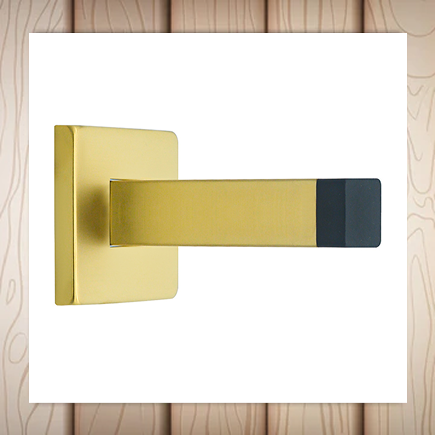 Door Stopper Square Gold
