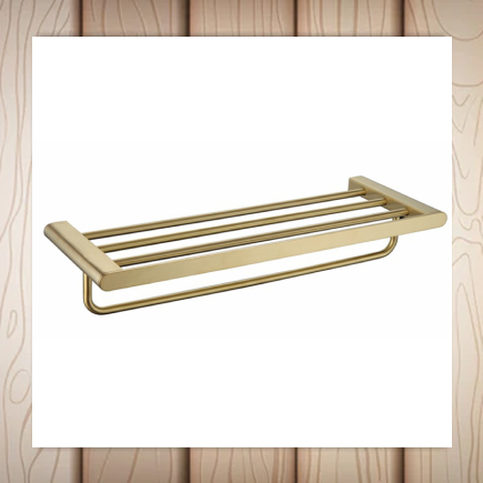 Towel Rack Gold
