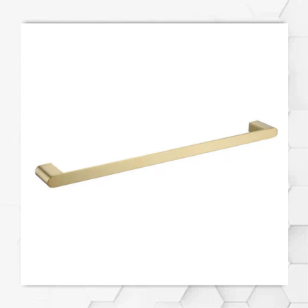 Towel Rail Single Gold