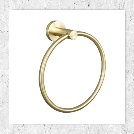 Towel Ring Gold