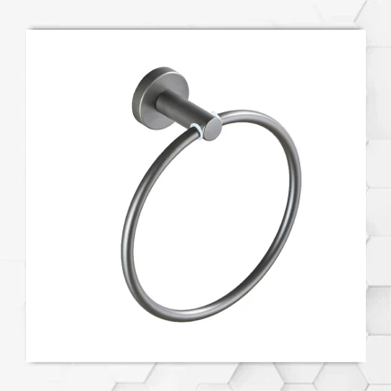 Towel Ring Gun Metal
