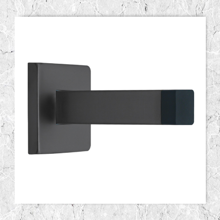 Door Stopper Square Black