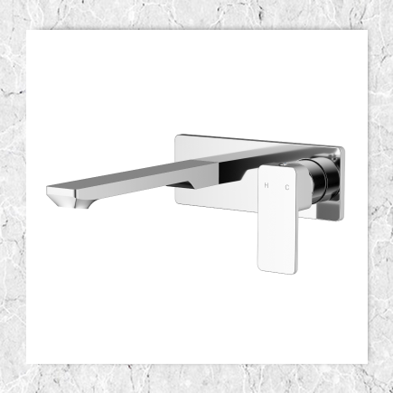 Wall Mount Tap Set Chrome