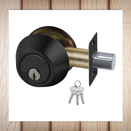 Single Cylinder Lock Black