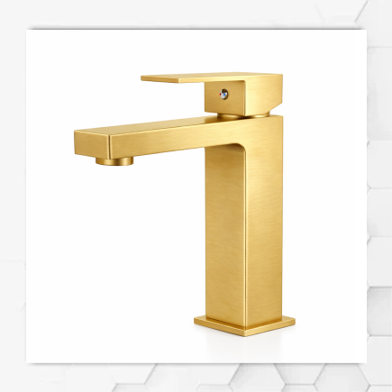 Ram Basin Tap Square Small Gold