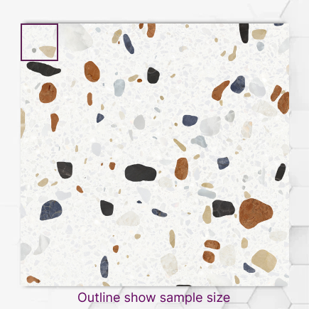 White Terrazzo Matt