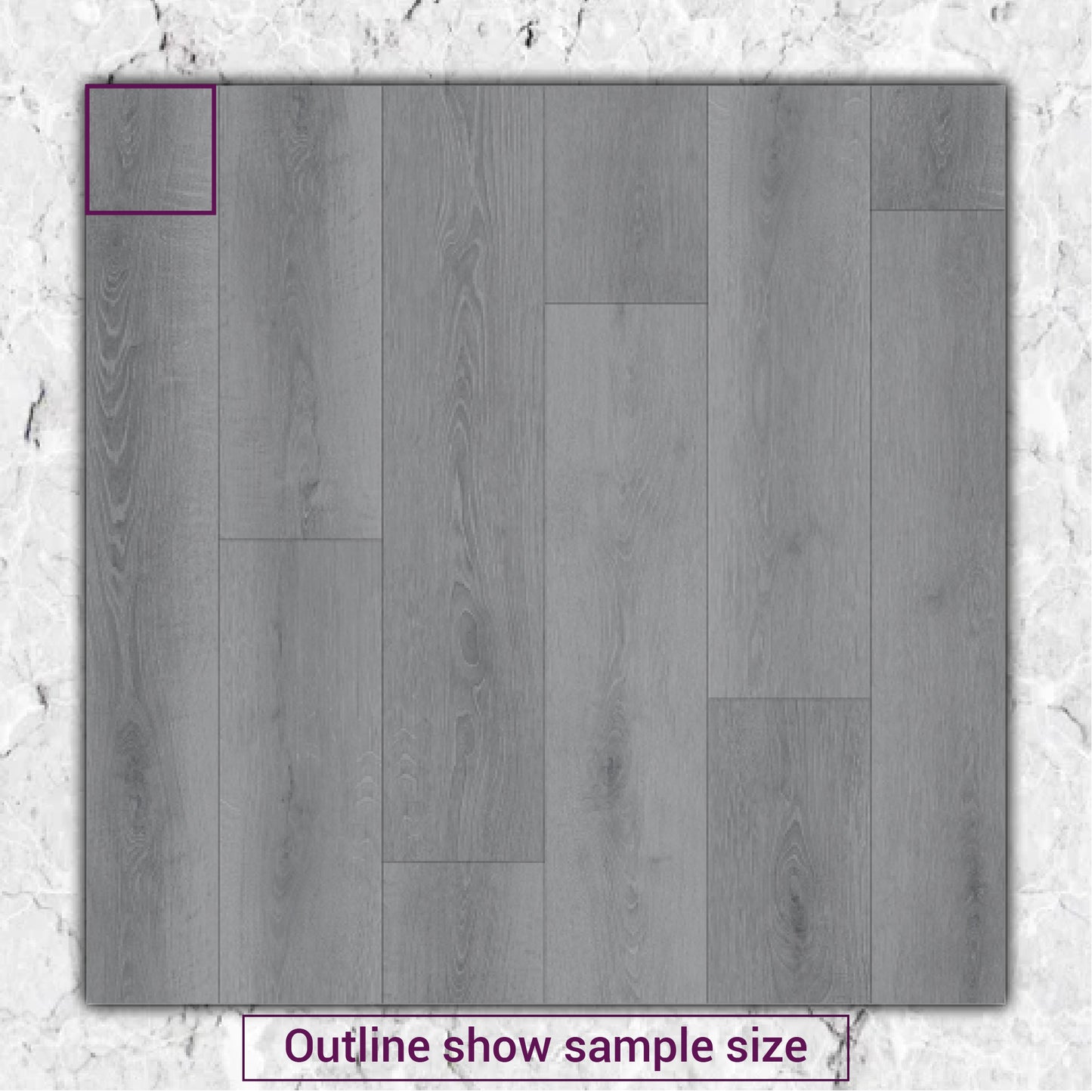 Hybrid Floor Ash Grey Sample