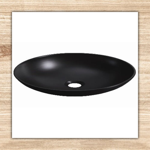 Matty Round Basin Black