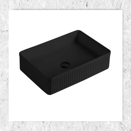 Noosa Fluted Basin Black