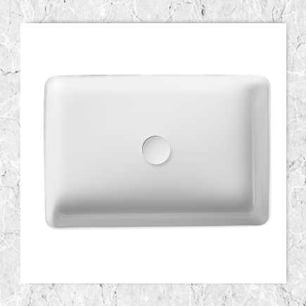 Noosa Fluted Basin White