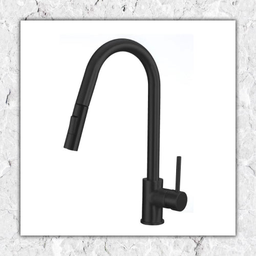 Pull Tap Black Kitchen