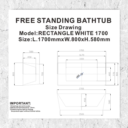 RECTANGLE WHITE 1700