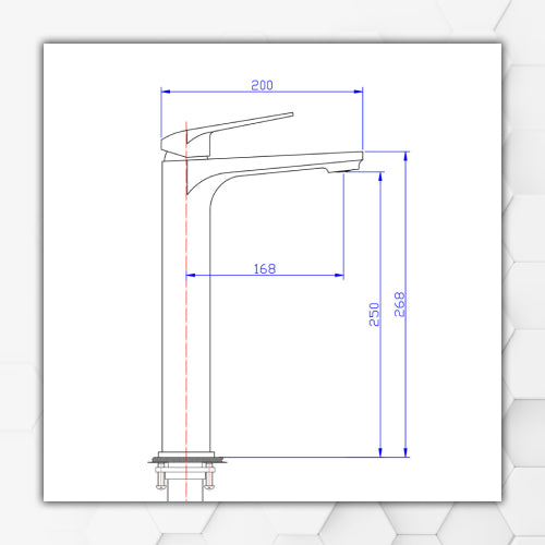 Reva Long Round Tap Black