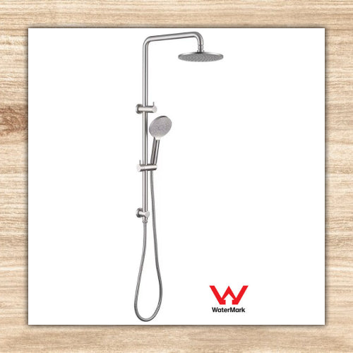 Double Round Shower Chrome