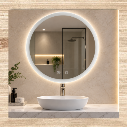Round LED Mirror 600-600