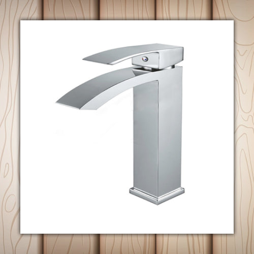 Vellum Tall Square Tap Chrome