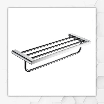 double Towel Rail chrome