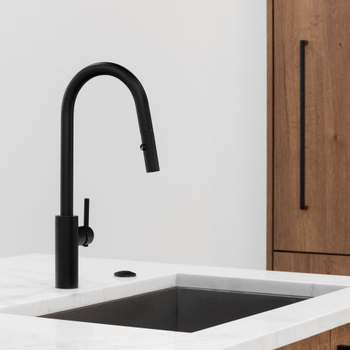 Aqua Round Tap black