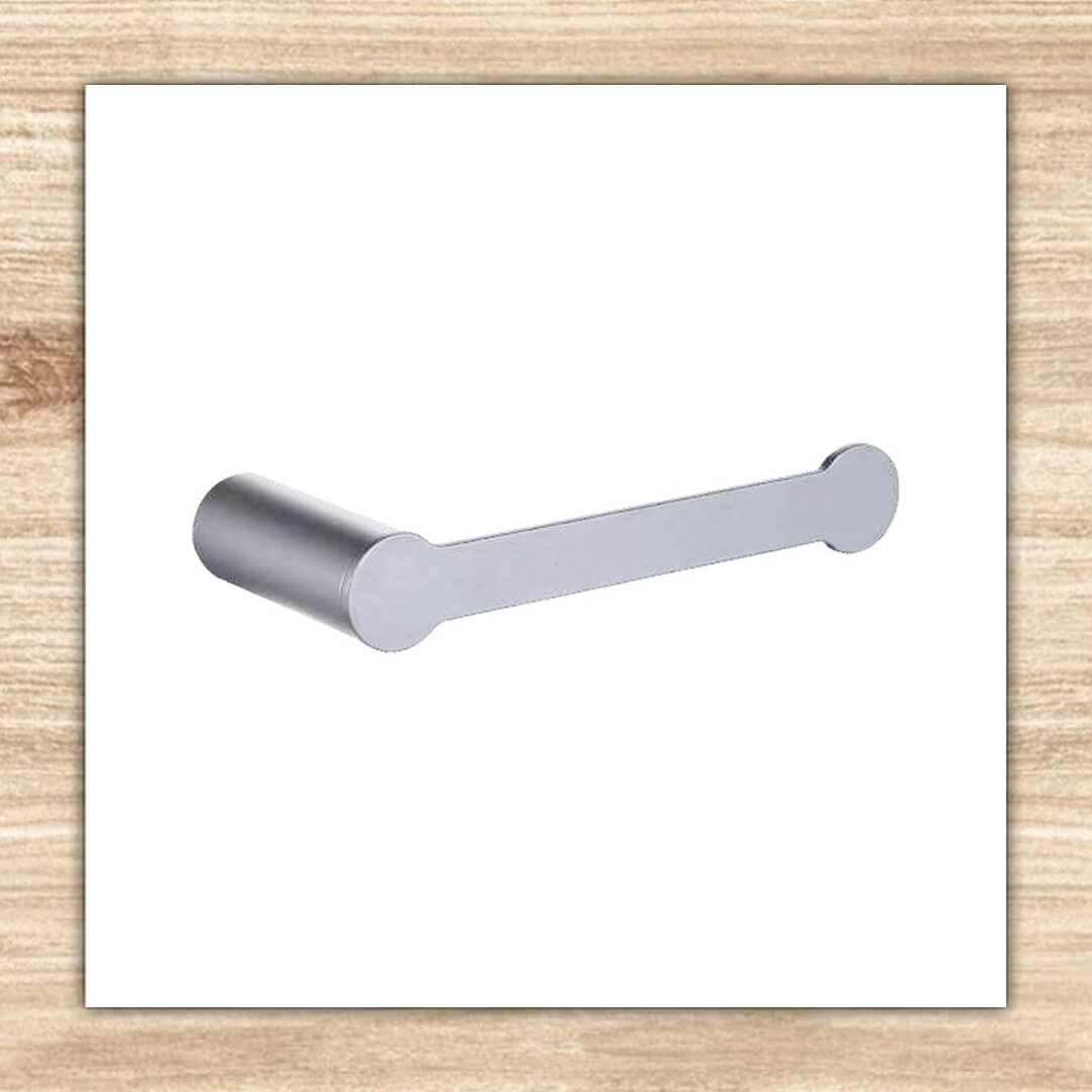 Toilet Paper Holder Chrome Single Round