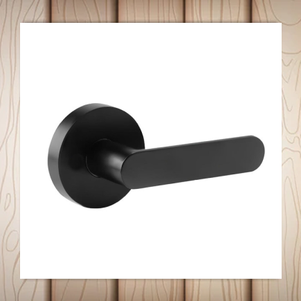 Door Lock Round Black - Dummy